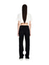 OFF-WHITE Off Stamp Rib Cropped Tee Womens Apparel